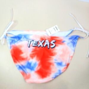 Texas XXL 2X Tie-Dye Side Tie Bikini Bottom